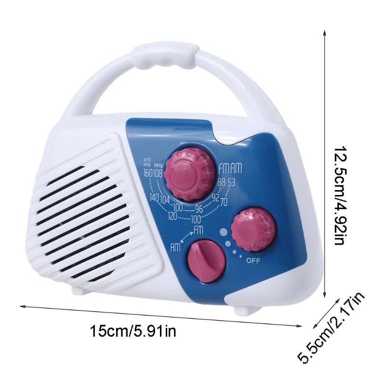 Radio zzz Có Thể Điều Chỉnh Âm Lượng Chống Thấm Nước Nhỏ Gọn