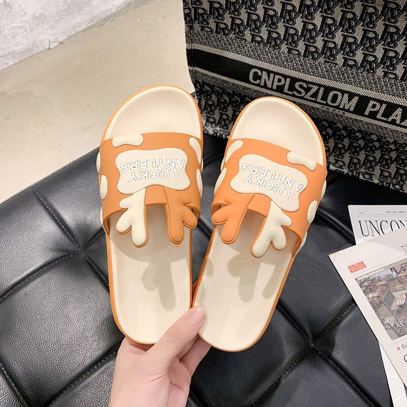 Dép Đi Trong Nhà Đế Dày Họa Tiết Hoạt Hình ISS720 Thời Trang Mùa Hè Cho Nữ