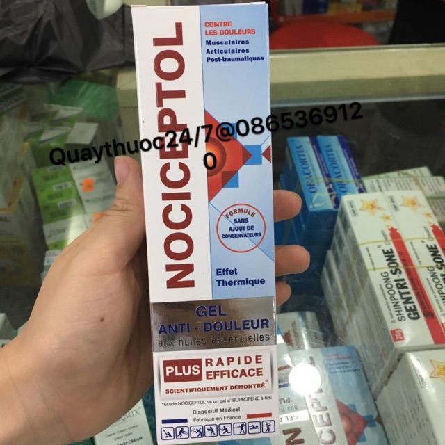 GEL BÔI GIẢM ĐAU NOCICEPTOL (120ml)