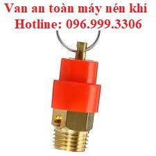 Van an toàn máy nén khí, van xả hơi máy nén khí ren 13mm, ren 17mm giá sỉ