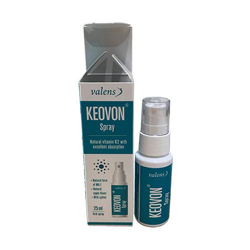 [CHÍNH HÃNG] Keovon Spray Vitamin K2 (MK7 tự nhiên) Dạng Xịt - [25 ml] - Kích thích phát triển chiều cao cho trẻ em