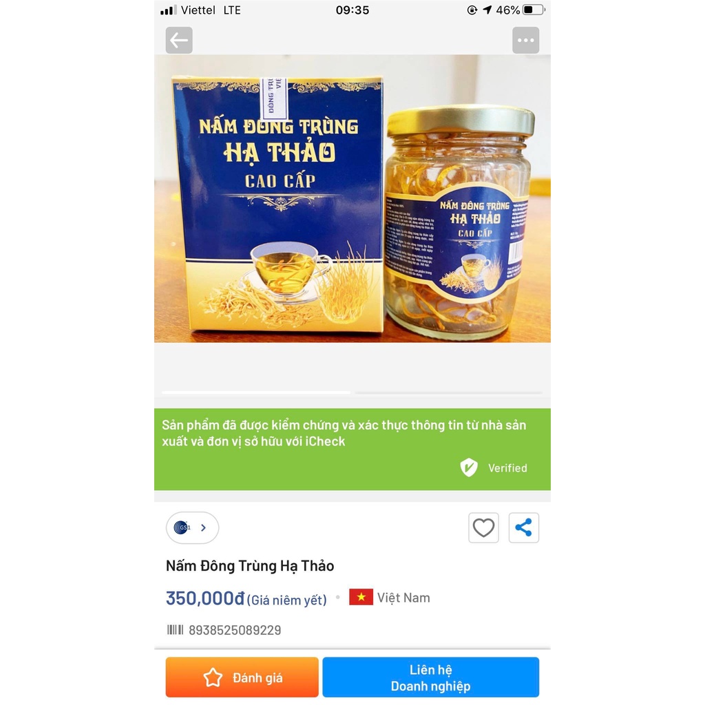 Nấm Đông Trùng Hạ Thảo Cao Cấp - HÀNG CHUẨN