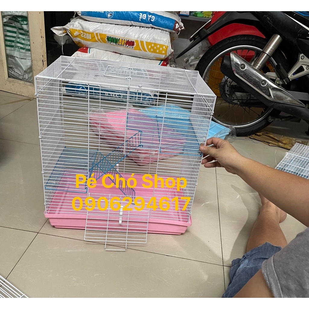 Lồng size đại 3 tầng  cho hamster,sóc,bọ ú,nhím kiểng .
