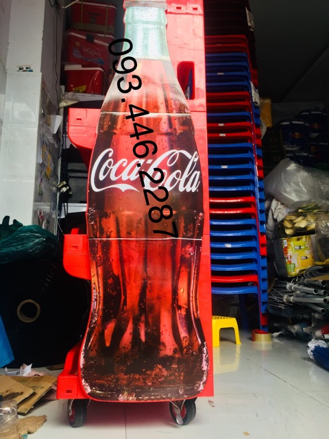 KỆ NHỰA DI ĐỘNG 4 TẦNG CÓ BÁNH XE SIÊU TIỆN LỢI QUÀ TẶNG TỪ COCACOLA