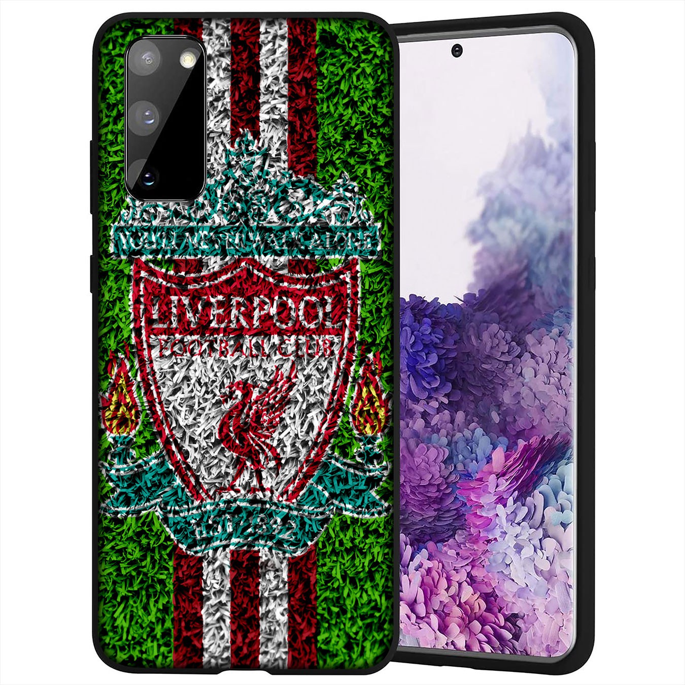 Samsung Galaxy S21 Ultra S8 Plus F62 M62 A2 A32 A52 A72 S21+ S8+ S21Plus Casing Soft Silicone Football logo Liverpool cool Phone Case