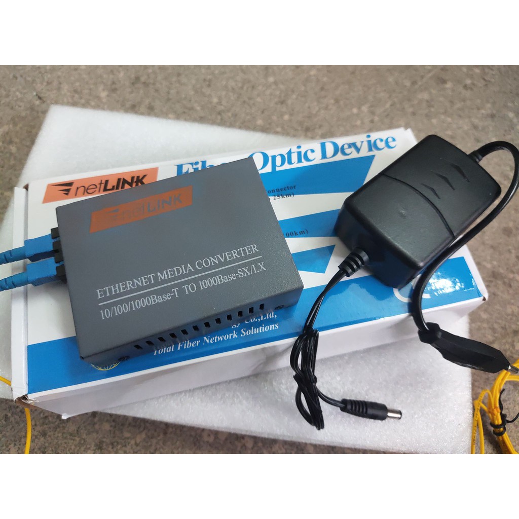 1 Converter quang 2 sợi netlink, HTB-GS-03 10 / 100/1000Mb/s