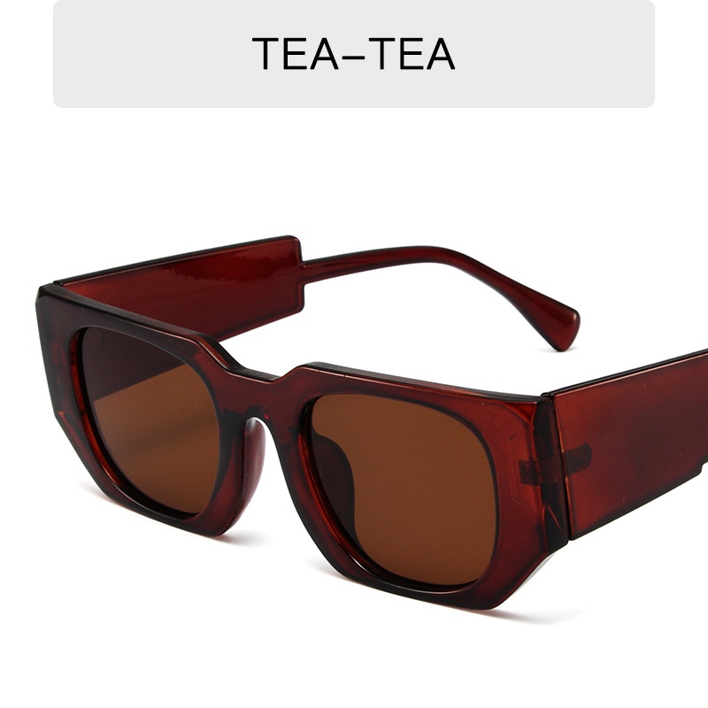 Kính Mát Gọng Chữ Nhật Nhiều Màu Sắc Phong Cách Hip Hop Thời Trang