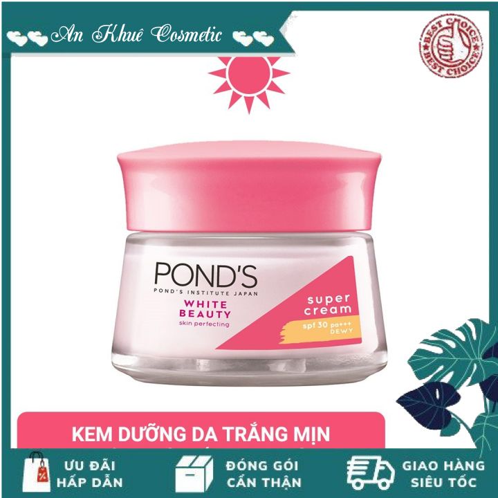 Kem dưỡng da trắng hồng rạng rỡ ponds White Beauty Super Cream 50g