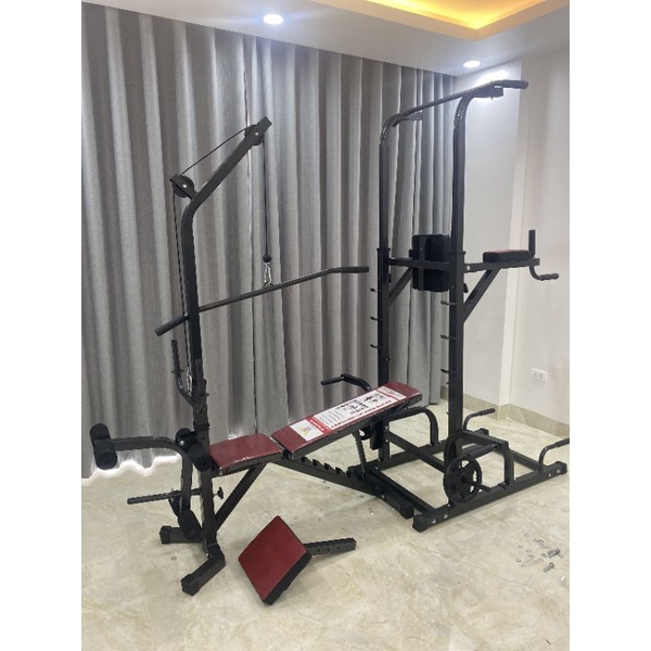 Ghế tập tạ đa năng Kuzasa Hoàng Đức 6868 xuki (chưa kèm tạ và đòn tạ)