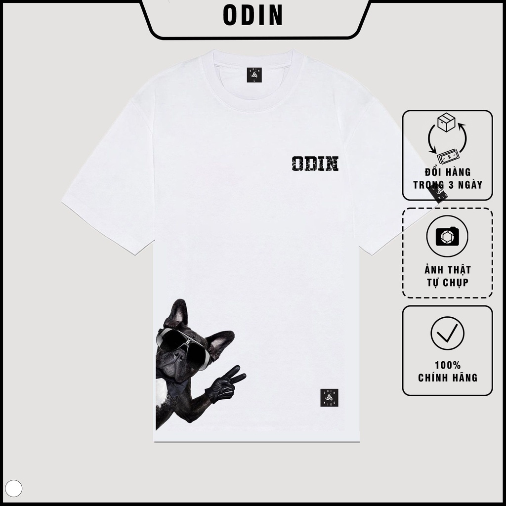 Áo thun oversize in hình chú cho The Bull đeo kính, áo phông nam nữ unisex, Odin clothing