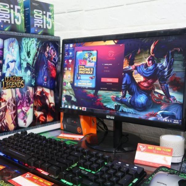 [ Màn 22inh mới chip I3 Ram 4G ] Bộ Máy Tính Chơi Game Liên Minh GTA 5 PUBG Đột Kích - TOPCOMPUTER