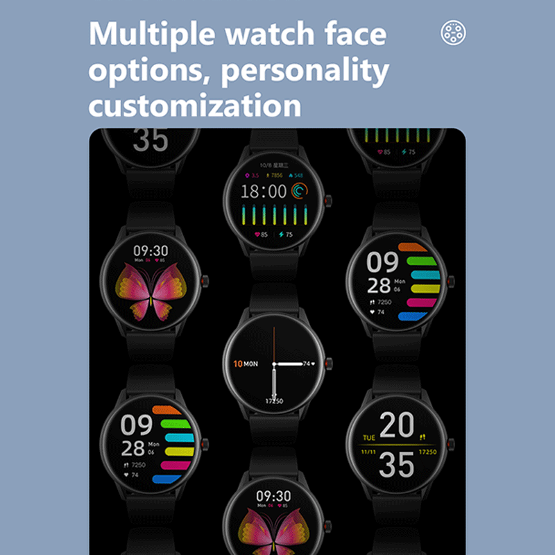 Đồng Hồ Thông Minh Kw06Pro  COBRAFLY 1.28 Inch Chống Thấm Nước Ip68 Theo Dõi Sức Khỏe Kèm Phụ Kiện