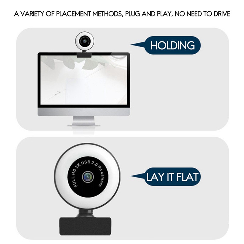 High Quality Internet Celebrity Broadcast Light Computer Camera with Microphone | BigBuy360 - bigbuy360.vn