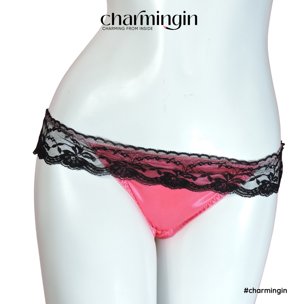 Quần lót satin mềm mịn lưng ren co giãn size M-L - QLST0022