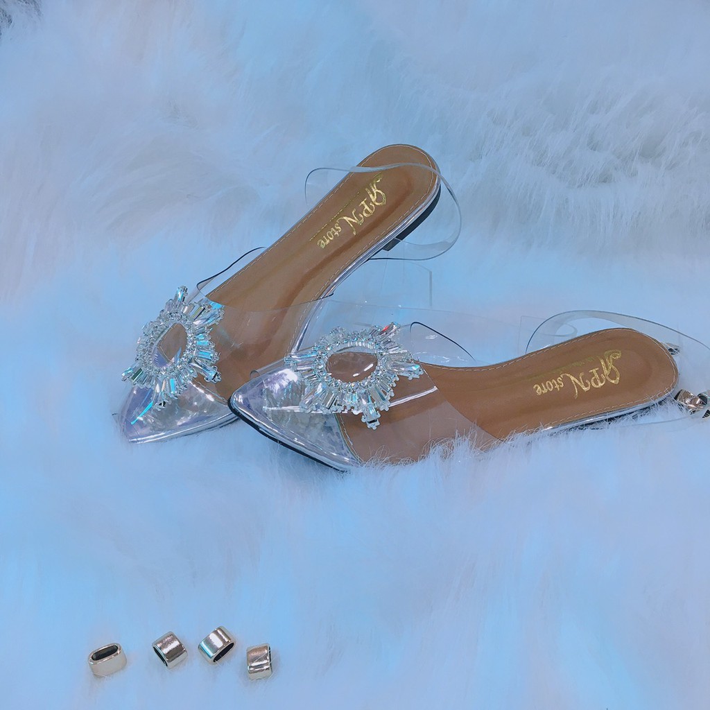 Giày Khoá Pha Lê Lấp Lánh [ Ảnh Thật ] __LZ013 | BigBuy360 - bigbuy360.vn