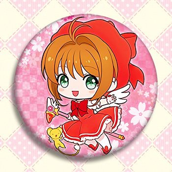 Huy hiệu cài áo IN HÌNH Sakura Cardcaptor Thủ lĩnh thẻ bài anime chibi dễ thương tiện lợi m01