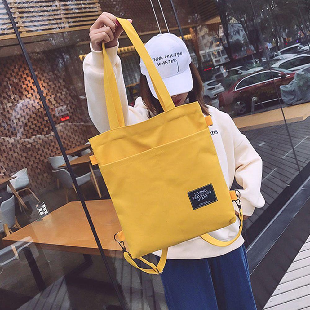 Túi Xách Canvas Cỡ Lớn Thiết Kế Đơn Giản Thời Trang Du Lịch