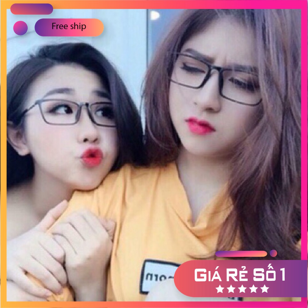 Kính giả cận kiểu đẹp cute cá tính💖,Kính mát nam nữ mắt kính vuông gọng dẻo phụ kiện thời trang,phong cách hàn quốc
