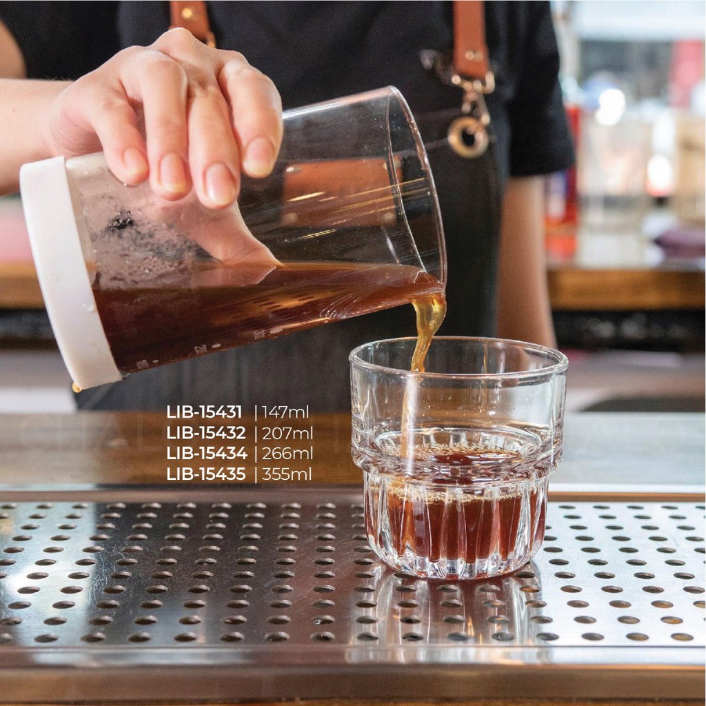 Giá Sỉ Cốc Ly Thủy Tinh Cường Lực Everest Duratuff Rocks Espresso 148ml