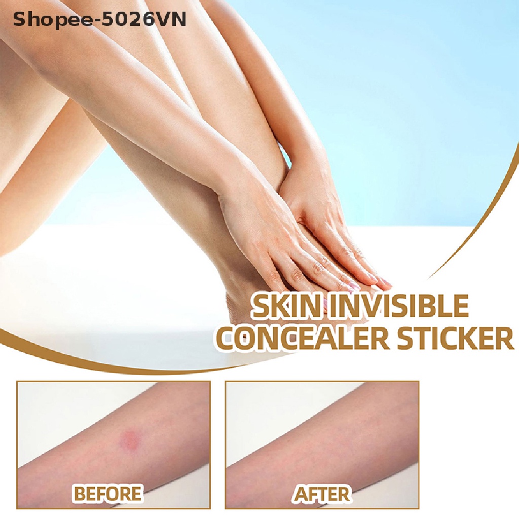 Bộ 60 Miếng Dán Che Khuyết Điểm Hình Xăm Chống Nước Che Phủ Mỏng