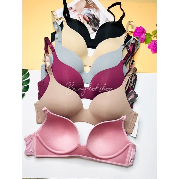 Áo Lót Áo Ngực Không Gọng Đệm Mỏng Nâng Ngực Thái Lan Sisterhood 827