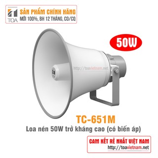 Loa nén, loa phóng 50w trở kháng cao: toa tc-651m