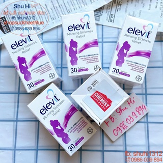 Elevit Giảm Triệu Chứng Ốm Nghén cho phụ nữ mang thai - 30 Viên Úc, đi air - Bayer Elevit Morning Sickness