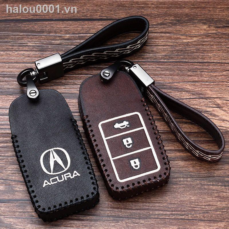 ☒✿Ready stock✿  Car key chain Suitable for Acura cdx key cover Mdx bag rdx keychain nsx leather tlx car key holder high-grade