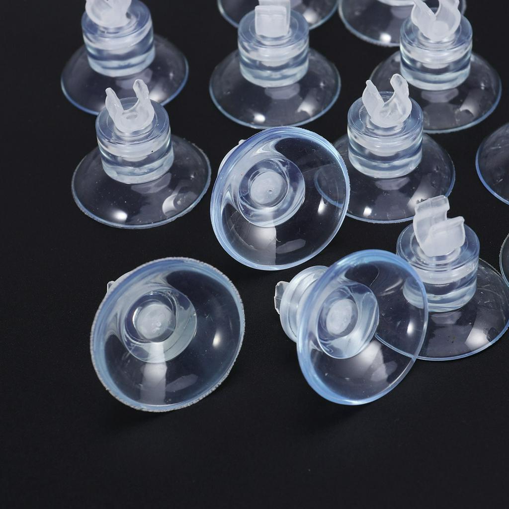 10 / 20 / 60 Chiếc 4mm Cốc Hút Bể Cá Trong Suốt Bền Hút Cho Bể Cá