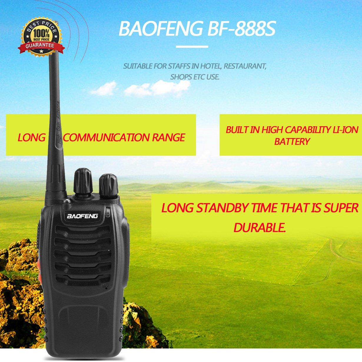 Bộ Đàm Cầm Tay 2 Chiều 99 Giá Tốt Baofeng Bf-888s Uhf 400-470 Mhz