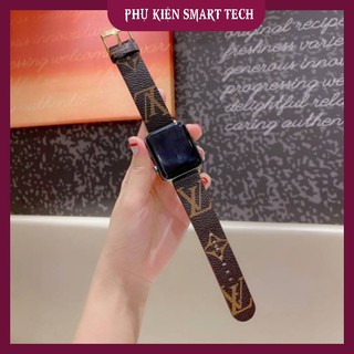 Dây Đồng Hồ Apple Watch 💞FREESHIP💞Dây da apple watch họa tiết thời trang Series 5|4|3|2|1 38mm 40mm 42mm 44mm