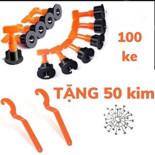 Combo 100 ke lát gạch - 💥💥tặng 50 kim 💥💥 + 2 cờ lê vặn-ke xoáy tái sử dụng