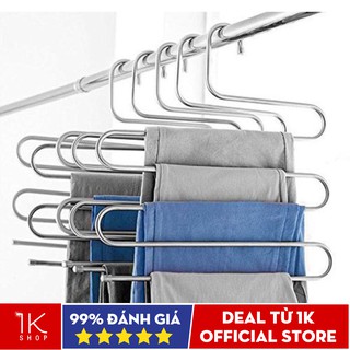 Móc Soắn Treo Quần Áo Đa Năng 5 Tầng Inox