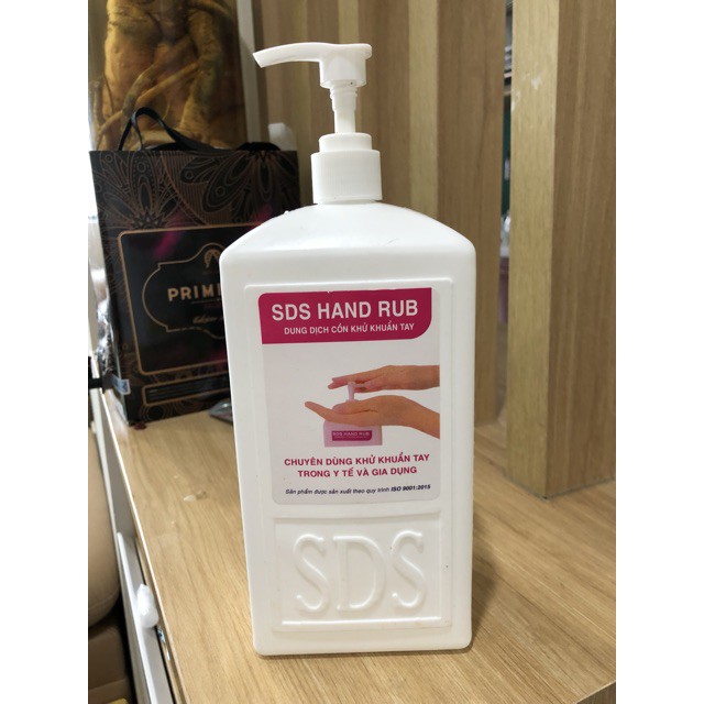 Nước rửa tay khô sát khuẩn SDS Hand Rub có vòi xịt