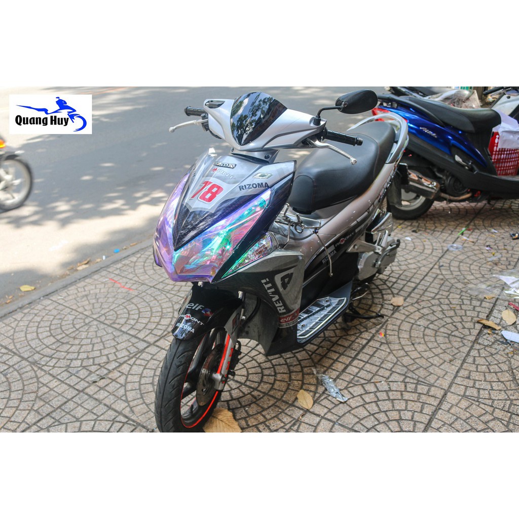 Tem trùm air blade ♦FREESHIP♦ xám đen đời 2011, độ team trùm ab dán phủ dàn áo xe đen xám rẻ đẹp