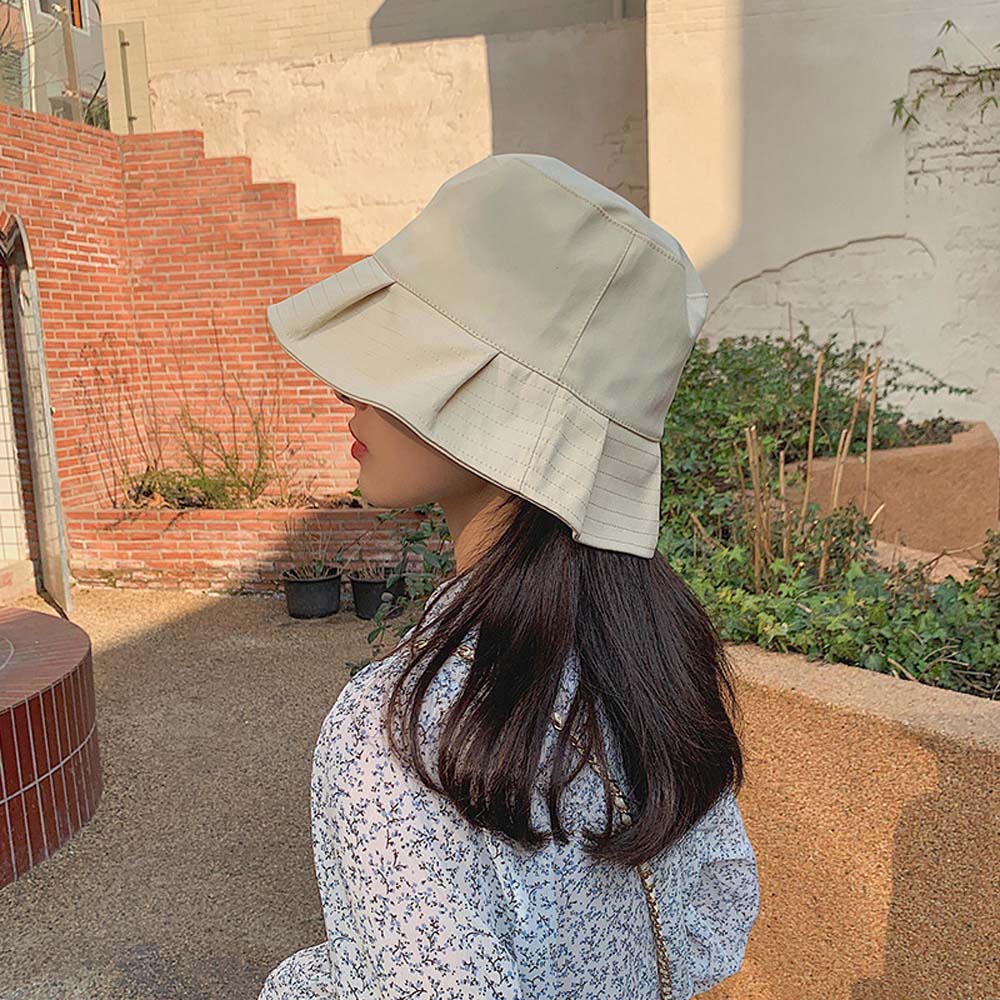 Nón tai bèo vải cotton thời trang mùa hè nhiều màu sắc