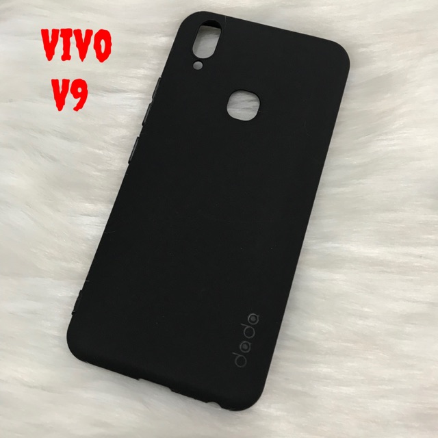 Xả Hàng Ốp Lưng Vivo V9 Dẻo Đen Hiệu Dada Chính Hãng