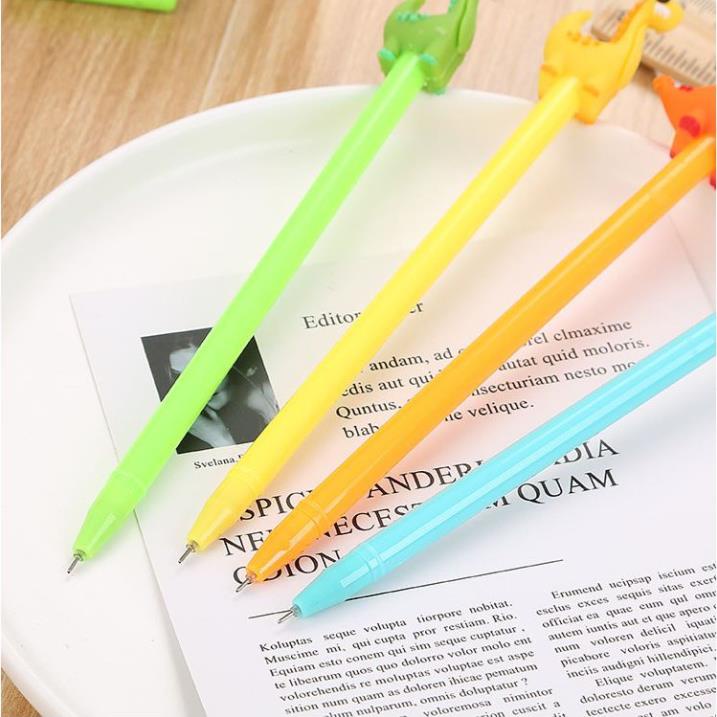 Bút Gel Nước Mực Đen KHỦNG LONG Nhiều Màu H16