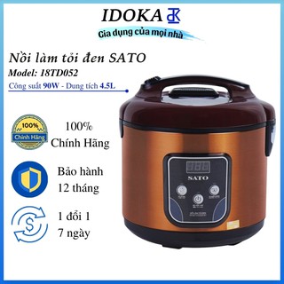 Nồi làm tỏi đen SATO 18TD052 Chính Hãng bảo Hành 12 Tháng.