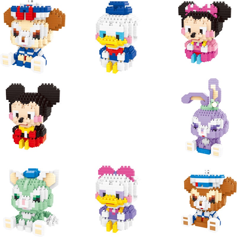 [Hàng mới về] Bộ đồ chơi ghép hình Le.go Disney 3D An toàn cho bé