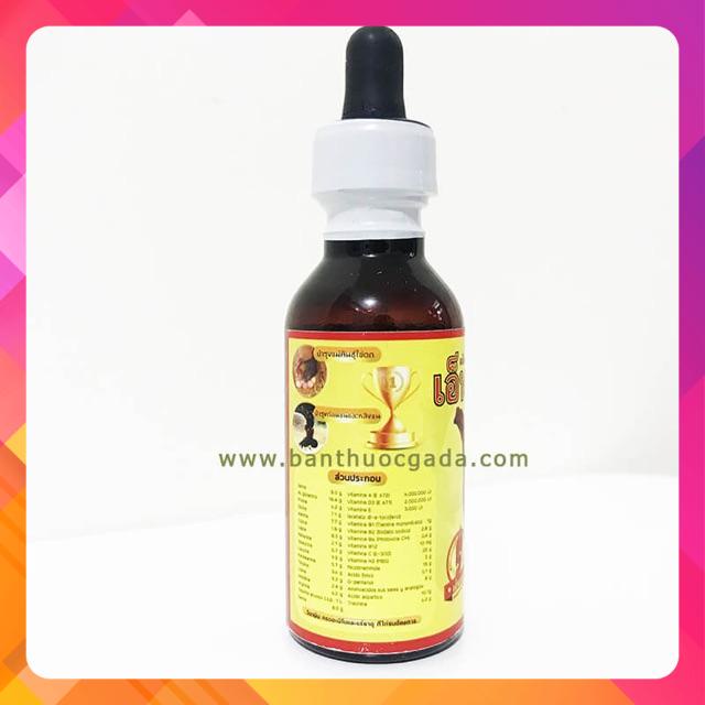 60ML THUỐC BỔ VÀNG PHỤC HỒI GÀ ỐM, TÁI MẶT