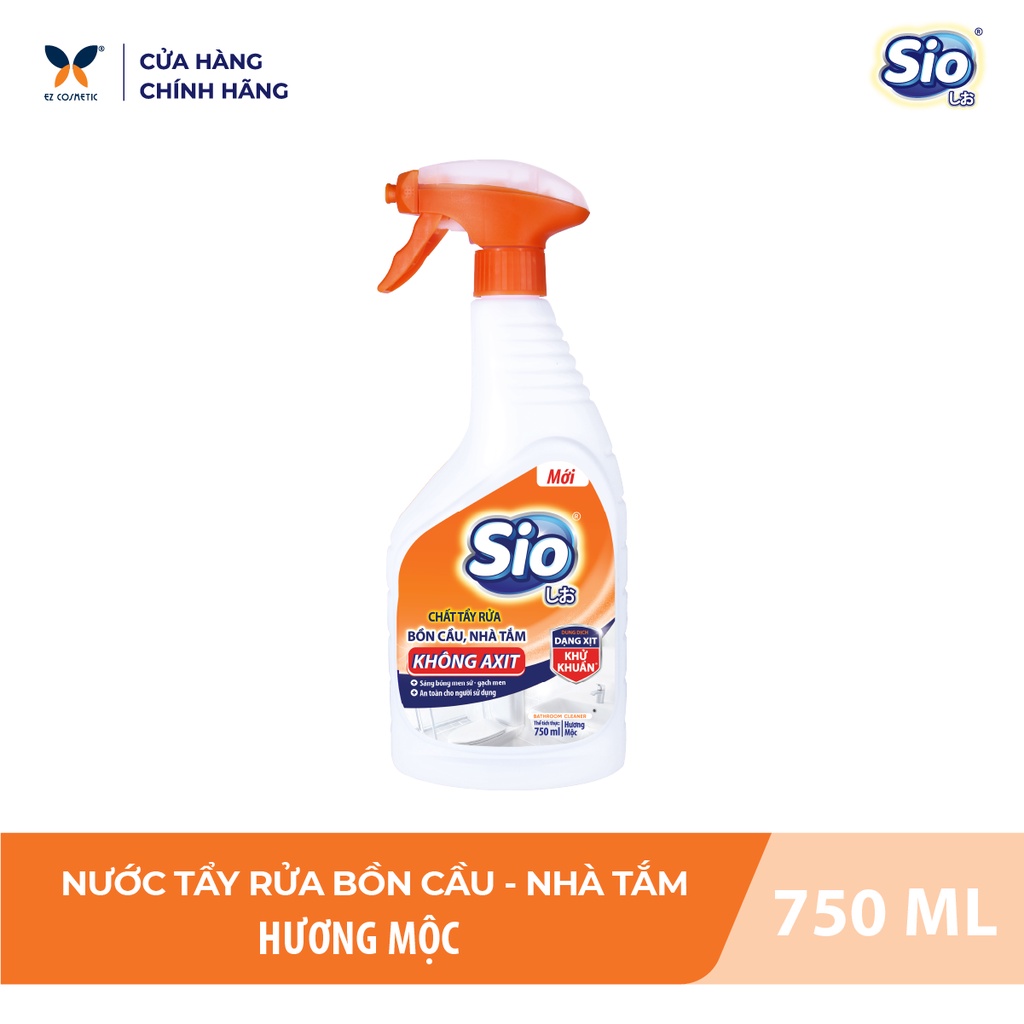 Nước Tẩy Rửa Toilet SIO Hương Mộc 750ml - Tiên lợi và an toàn