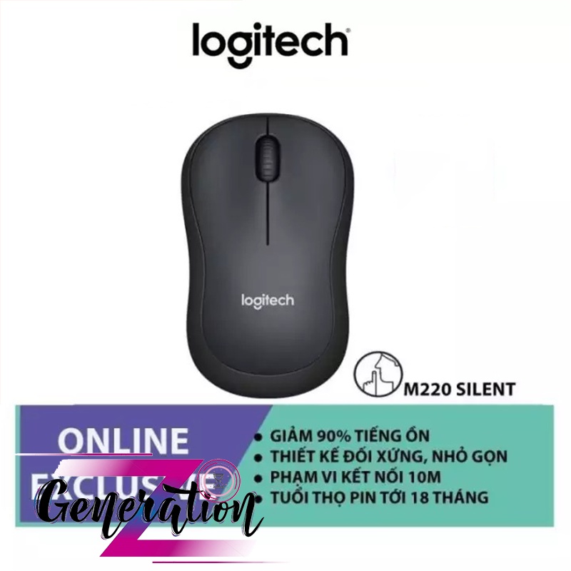 Chuột không dây Logitech M220 SILENT