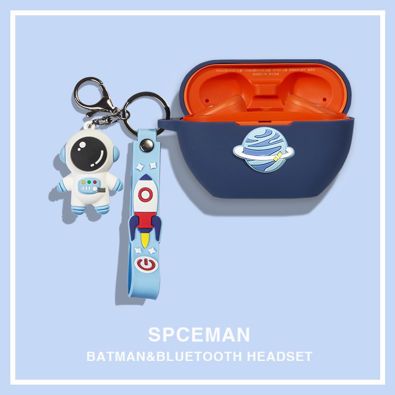 Sony WF-SP800N Case Cartoon Metal Magic Wand Cute Snoopy Pikachu Doll Keychain Pendant Silicone Soft Shell Sony WF-SP800N Bluetooth Headset Case Protective Cover Marvel Spiderman Thor Pendant Sony WF-SP800N Cover