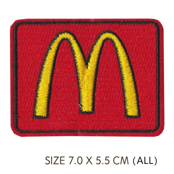 Grandpa Ken 'S winner' S Miếng Dán Ủi Trang Trí Quần Áo Hình Vòng Cung Vàng Ngọc Lục Giác Thêu Chữ Fujiiya milk girl Sewipop