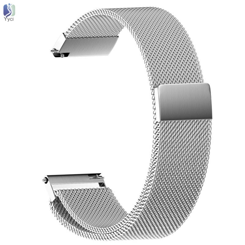 Yy Universal Milanese Magnetic Loop Stainless Steel Watch Strap Band 14-22mm @VN