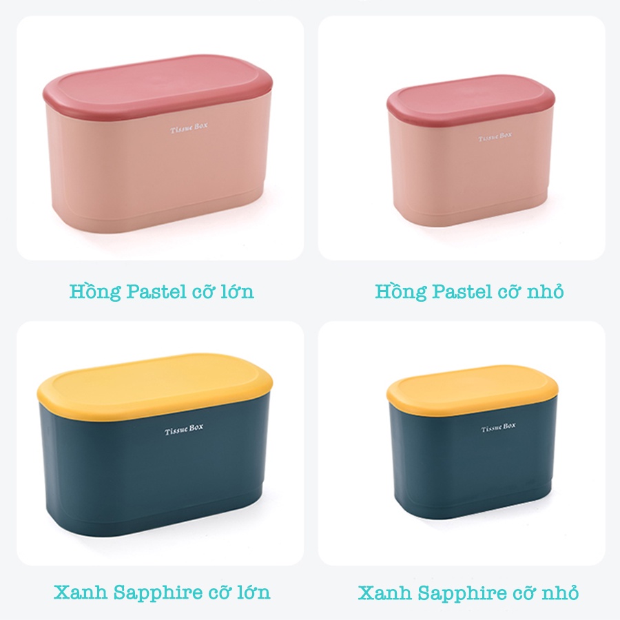 Hộp Kệ Đựng Giấy Vệ Sinh, Khăn Giấy Đa Năng Tissue Box Thiết Kế Đơn Giản Tiện Lợi Cao Cấp F001