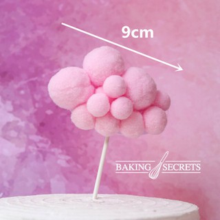 Que cắm đám mây bông hồng