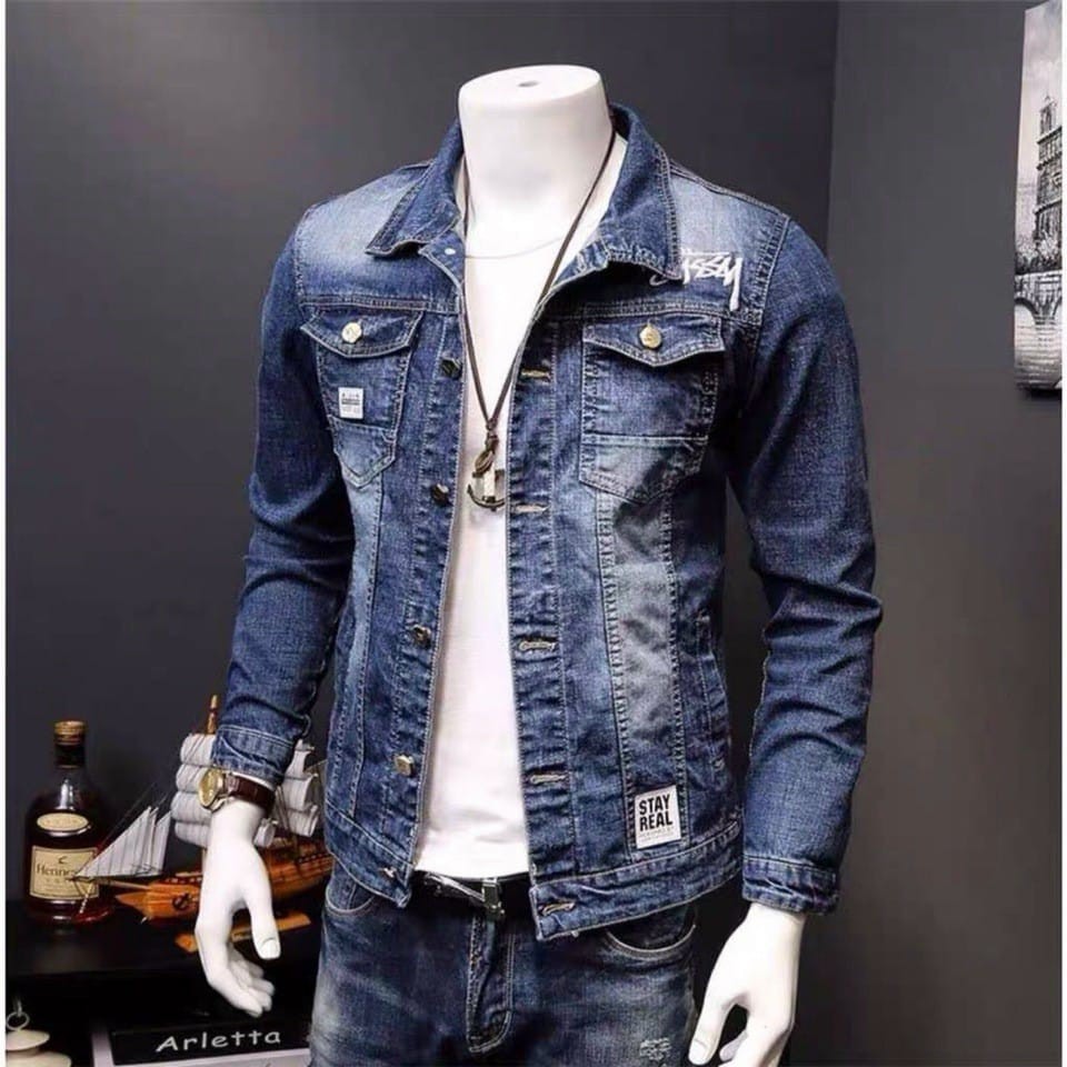 Áo Khoác Jeans Nam hàng xuất khẩu