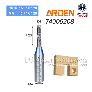 Mũi CNC TCT Xoắn Ốc Arden BX4 6 x 20 mm Cốt 12.7 mm - Chính Hãng